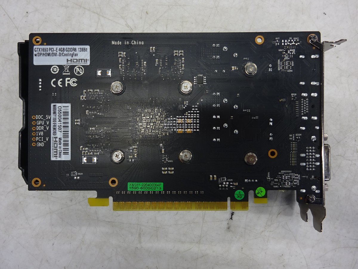 GTX 1650 ASUS グラフィックボード箱あり ASUSからロー