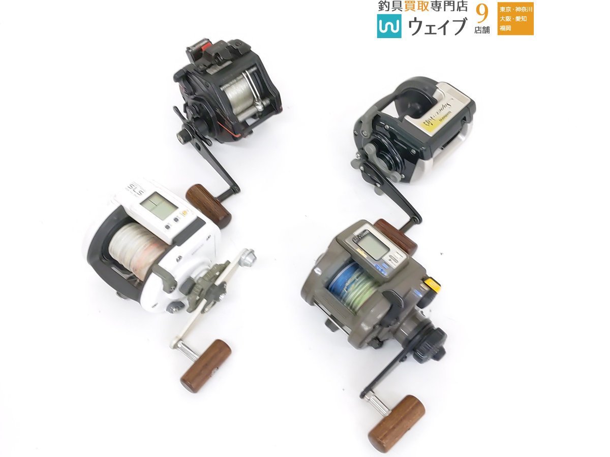 シマノ スーパー小船 3000・ダイワ スーパータナセンサー 2・シマノ デジタナ SLS 真鯛スペシャル 3000 他 計4点セット