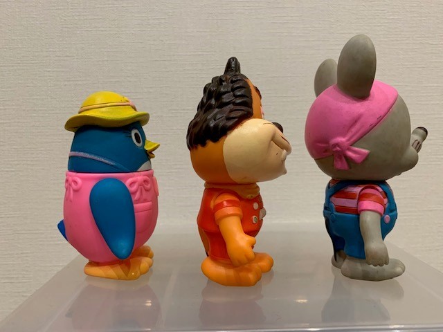 にこにこぷん じゃじゃまる ぴっころ ぽろり ソフビ人形 3体まとめて