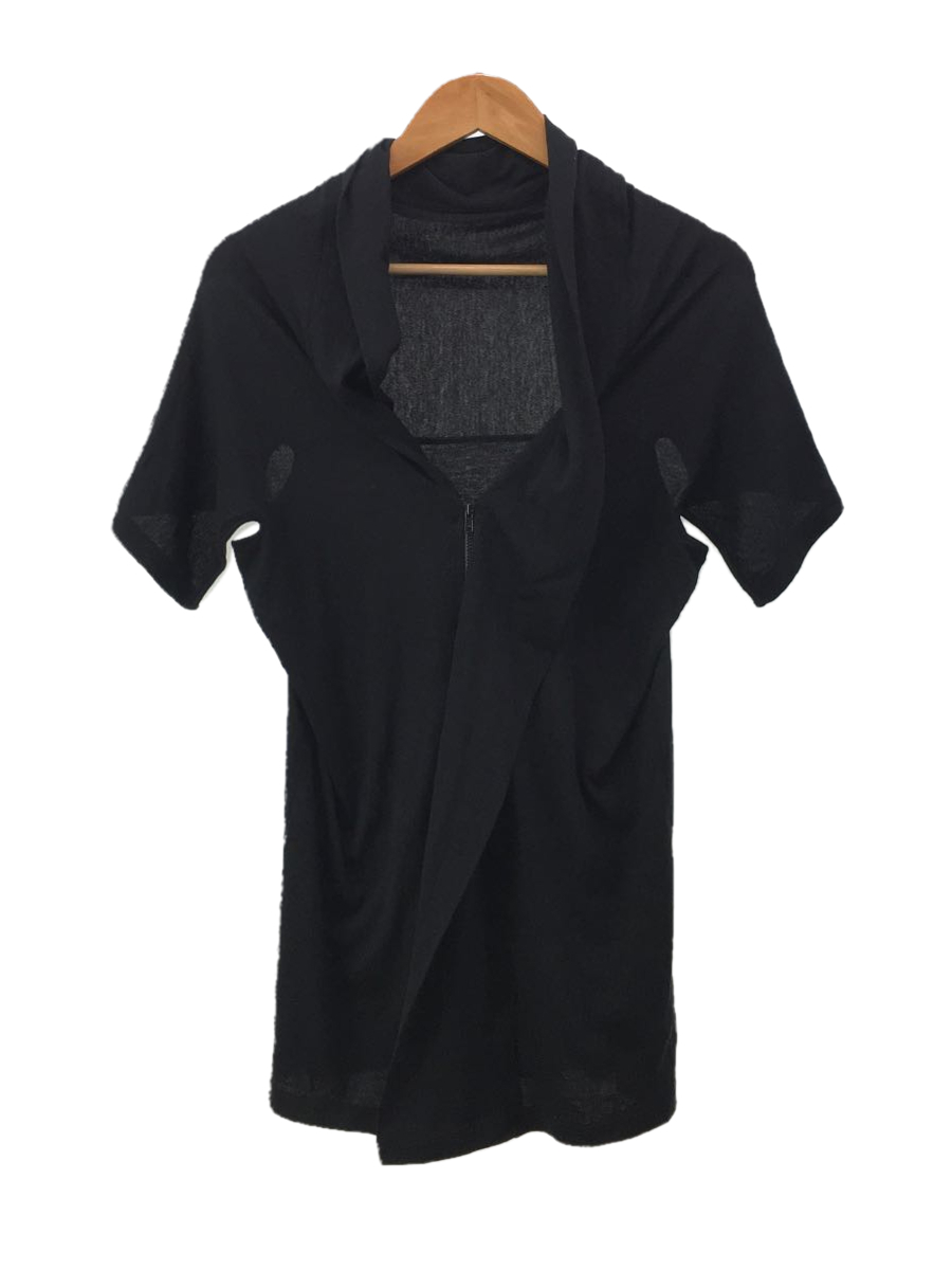 YOHJI YAMAMOTO◆カーディガン(薄手)/2/コットン/BLK