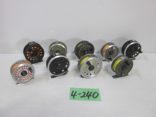 4-240 8◇フライリール/フィッシング/釣具 9点まとめ売り RIVER BREEZE