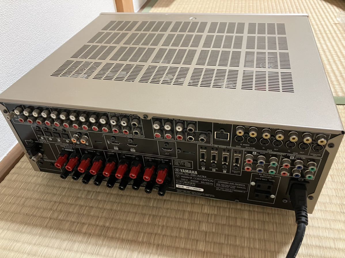 動作確認済】AVアンプ YAMAHA RX-V585（YAMAHA デュアル7.1ch DSP AV 