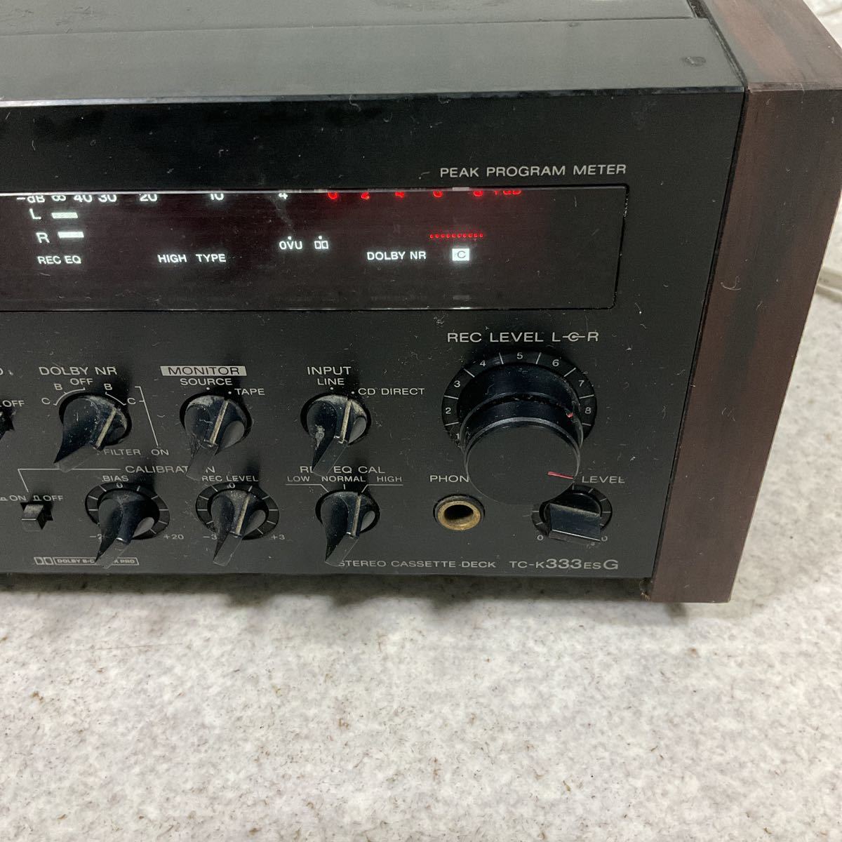 ジャンクソニー SONY TC-K333ESG カセットデッキ SONY TC-K333ESG