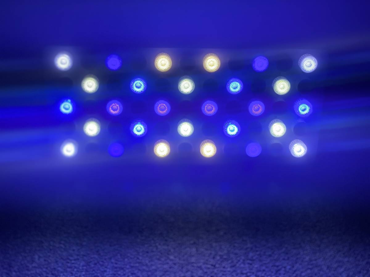 LEDライト水槽照明 PSE技術基準適合 プリズムレンズ サンゴ 海水 調光機能付き 165W ブラックボックス