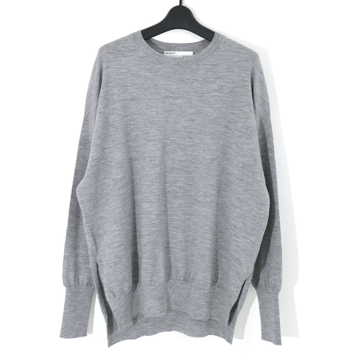 Hello， Bonjour! / L'Appartement 20AW SIDE SLIT KNIT サイドスリットニット 20080560006530 ハローボンジュール アパルトモン グレー