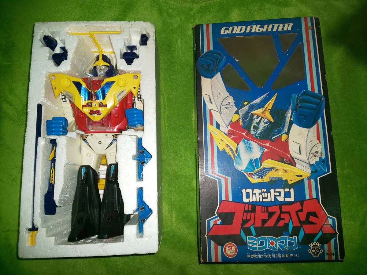 タカラ ミクロマン ロボットマン ゴッドファイター TAKARA 当時物