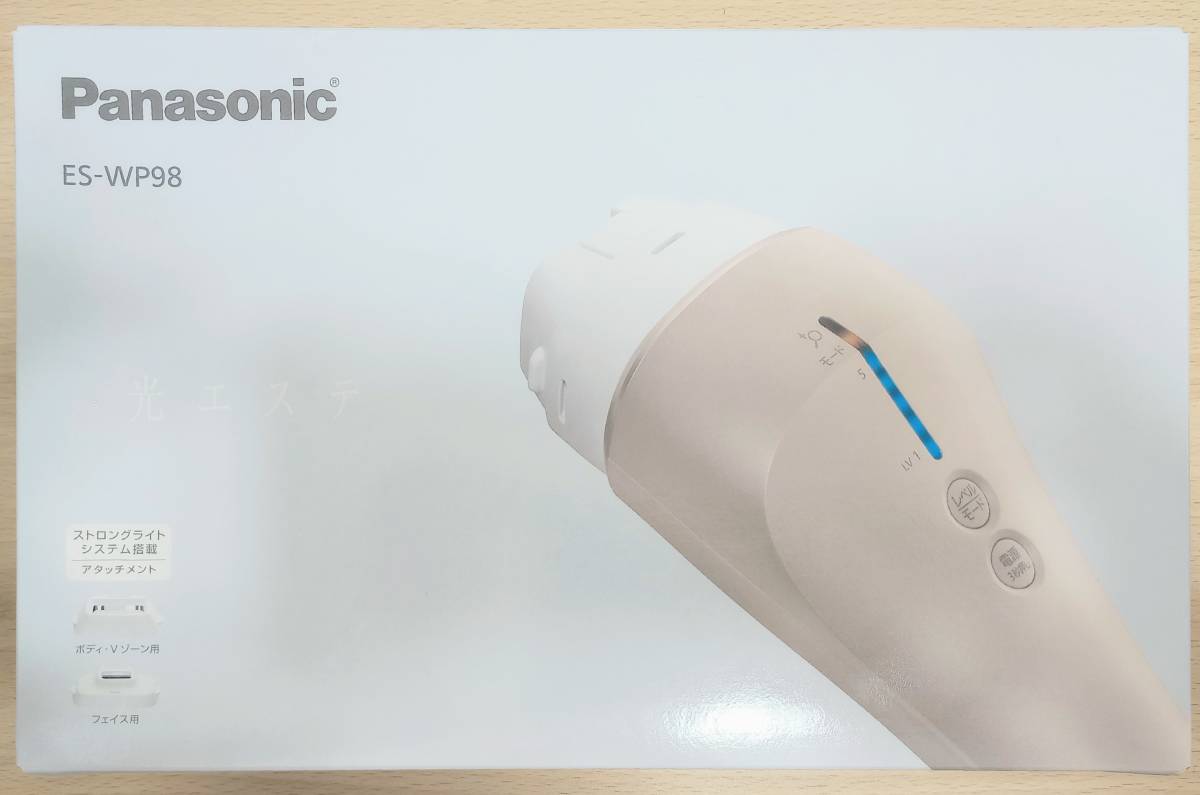 美品 パナソニック ES-WP98-N 光美容器 光エステ ボディ&フェイス用 ハイパワー ゴールド Panasonic