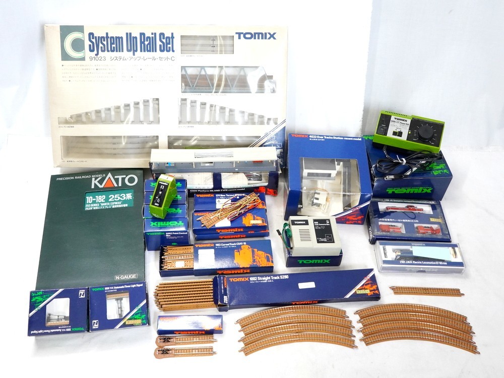 1000円スタート 鉄道模型 大量まとめ TOMIX システムアップレールセットC KATO 10-182 253系 成田エクスプレス 等 Nゲージ 3 GG30033