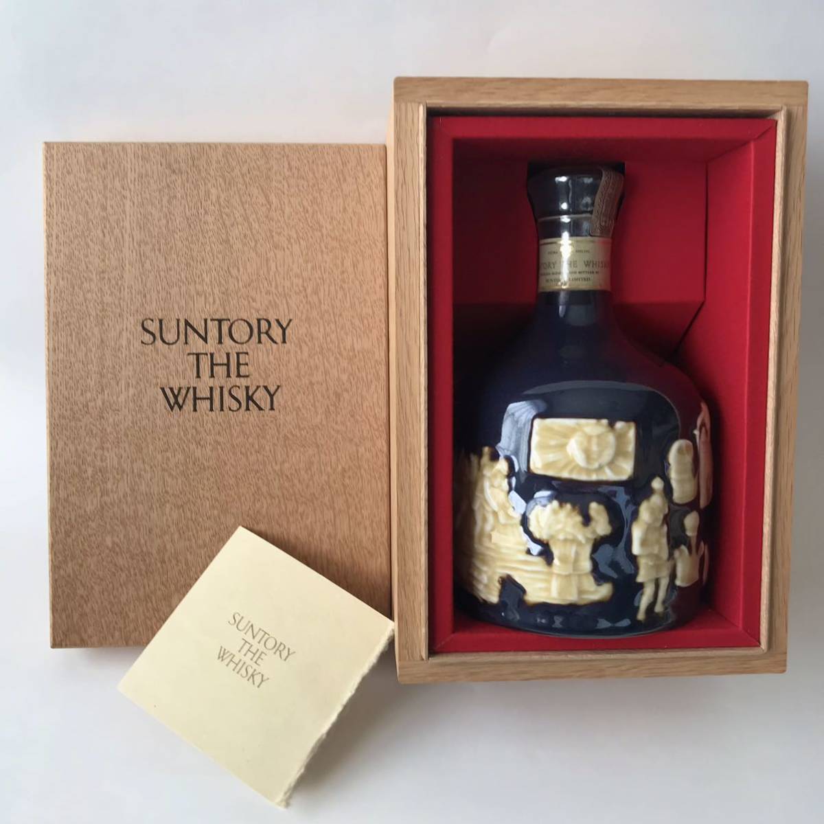 未開栓 木箱入り 未開栓 サントリー ザ ウイスキー SUNTORY THE WHISKY