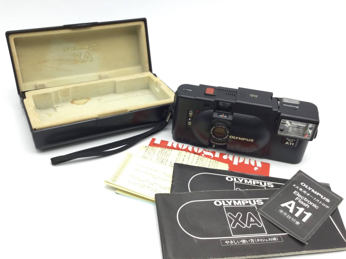 オリンパス OLYMPUS XA＋A11 純正箱付属 OLYMPUS（オリンパス） XA A11