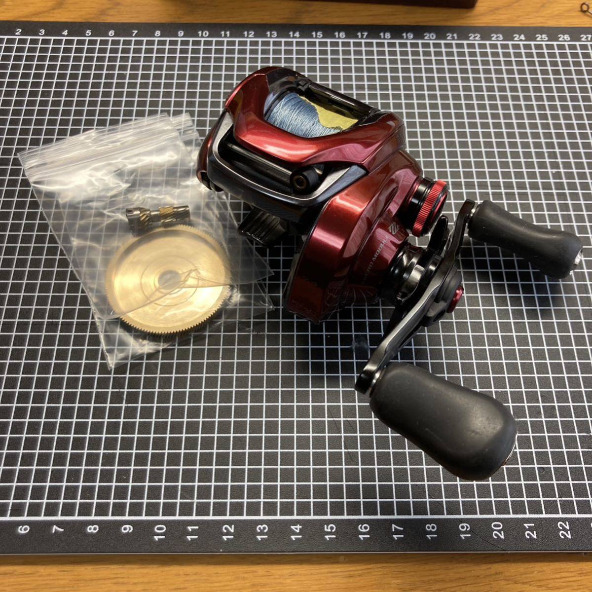 【美品】19スコーピオンMGL 151HG 左ハンドル XGギア付き　箱あり　シマノ_1