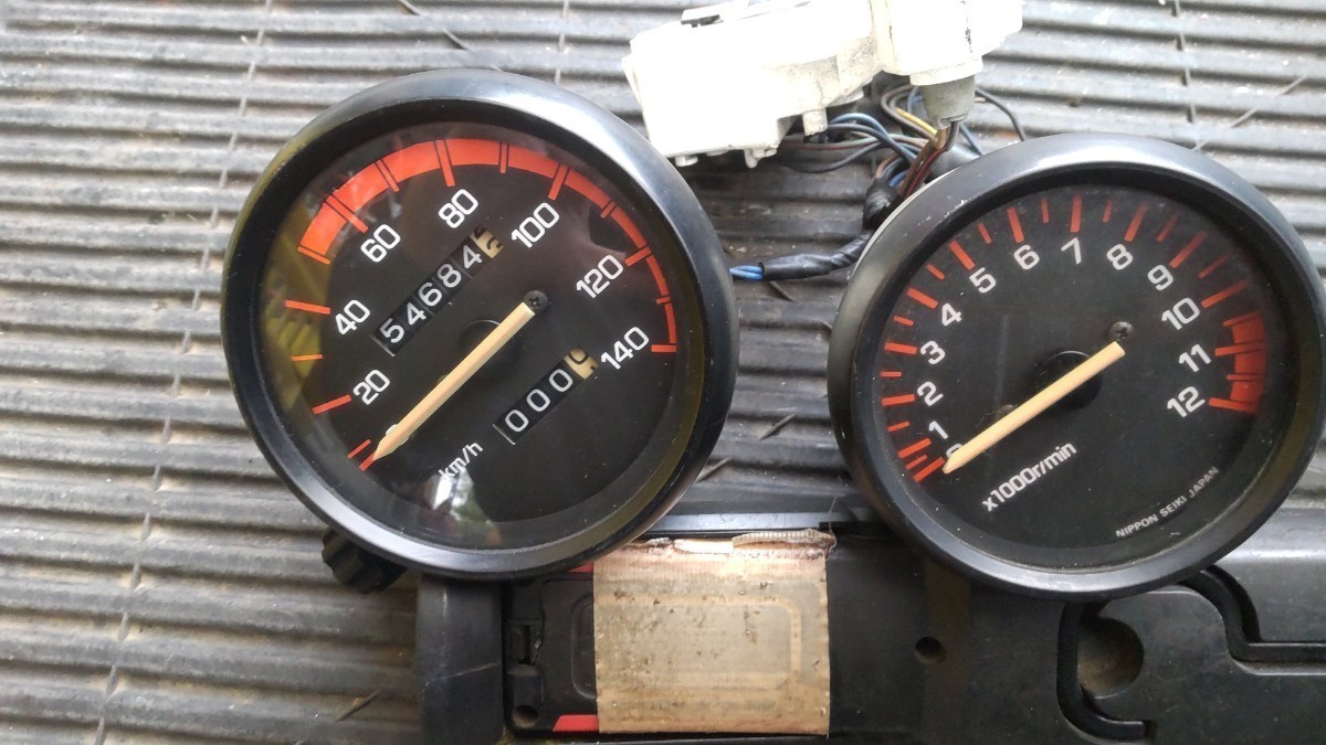 ヤマハ TZR125 純正 メーター TZ125 スピードメーター&タコメーター  