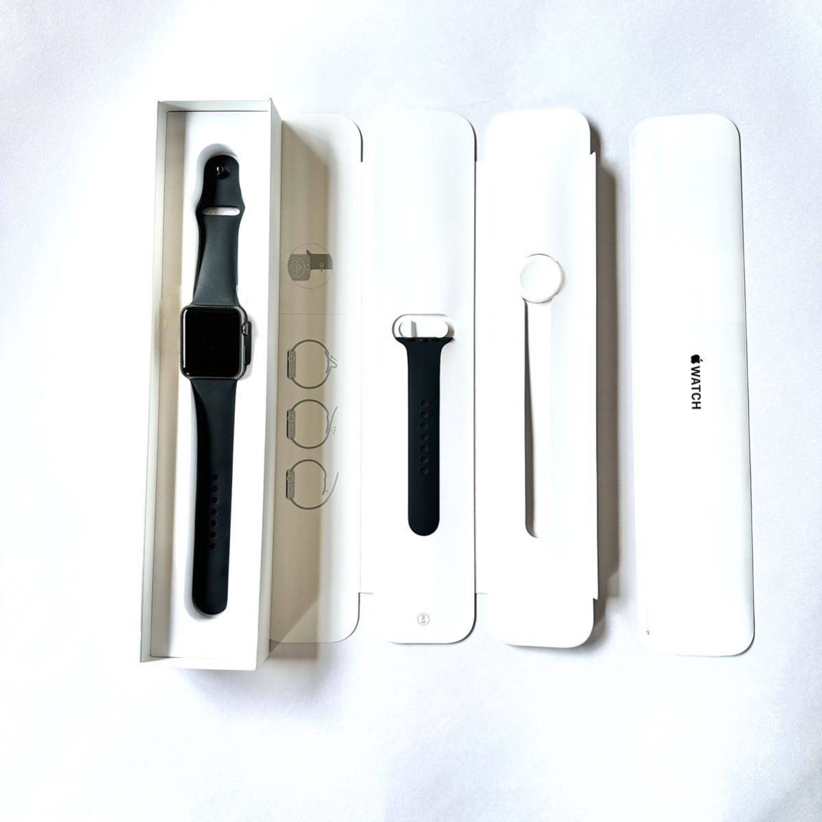 最新作，安い Apple Watch Series3 アップルウォッチ SPORT スペースグレイ(スマートウォッチ本体)｜売買されたオークション情報、yahooの商品情報をアーカイブ公開 - オークファン スマートウォッチ本体