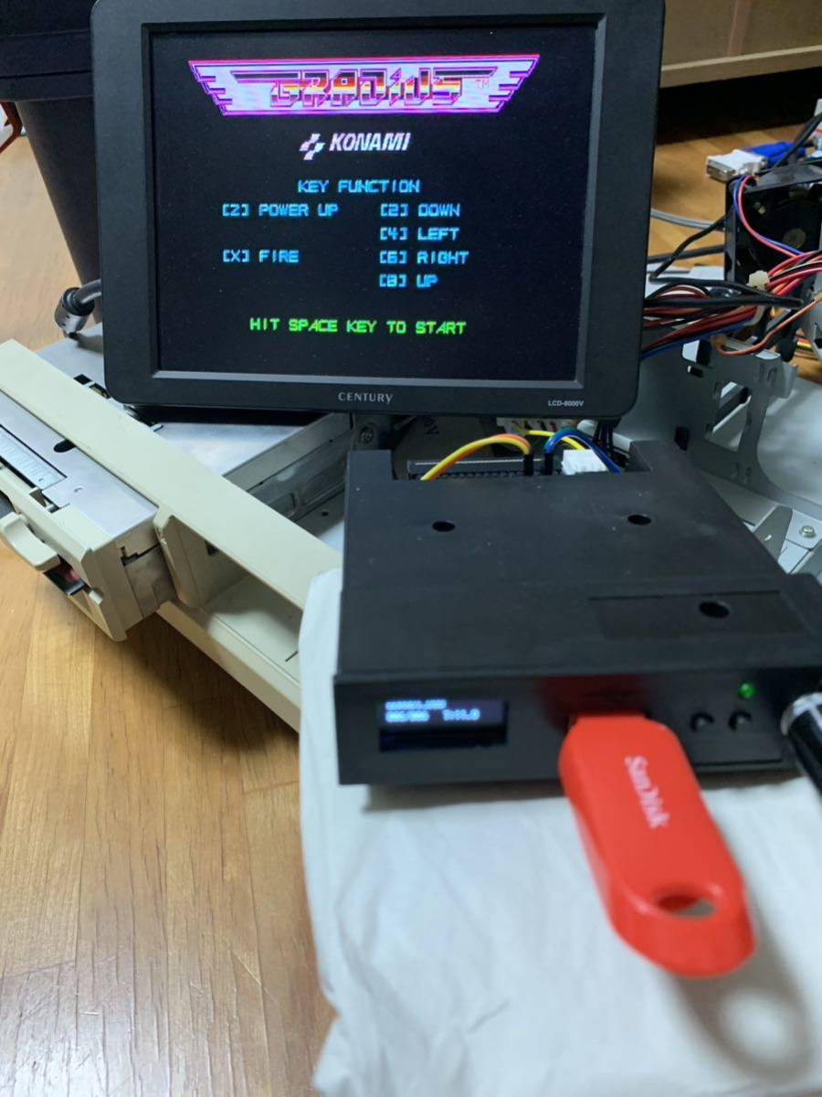 □ Gotek (FlashFloppy仕様)OLED、ロータリーエンコーダー付き PC88MA2
