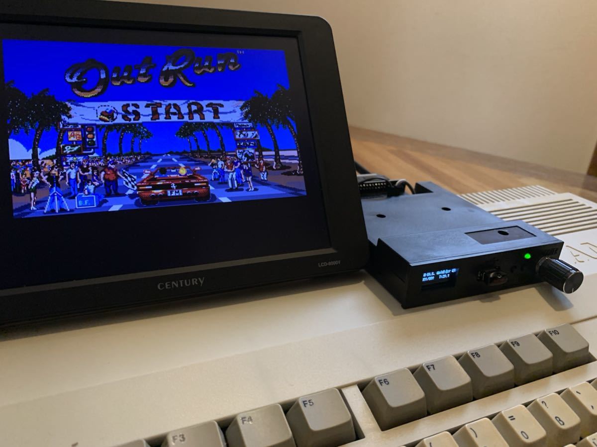 □ Gotek (FlashFloppy仕様)OLED、ロータリーエンコーダー付き PC88MA2