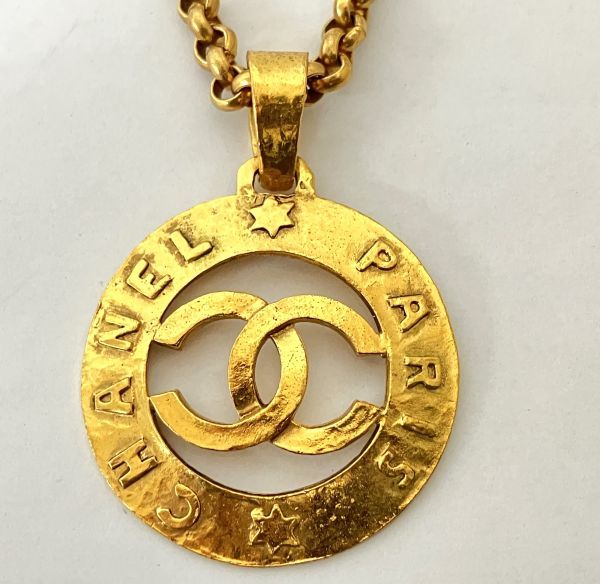 現状品/長期保管品 CHANEL ココマーク ネックレス 28 3027 ゴールド色 シャネル ヴィンテージ 179921
