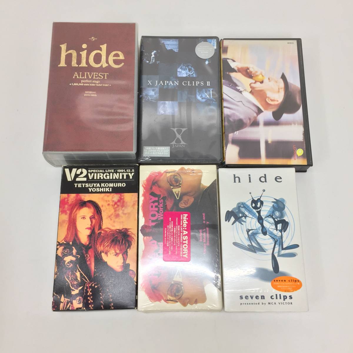 ○hide VHS DVD CD グッズ等まとめて X JAPAN X JAPAN グッズ 3本