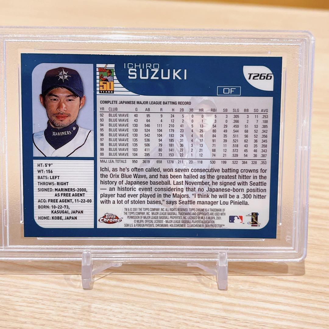 ☆イチロー ☆直筆サイン☆ルーキー カード2001 Topps Chrome #T266