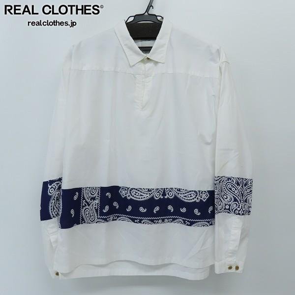 ☆VISVIM/ヴィズヴィム 17SS KERCHIEF BORDER TUNIC SHIRT/ボーダーチュニックシャツ 0117105011012/1 /LPL