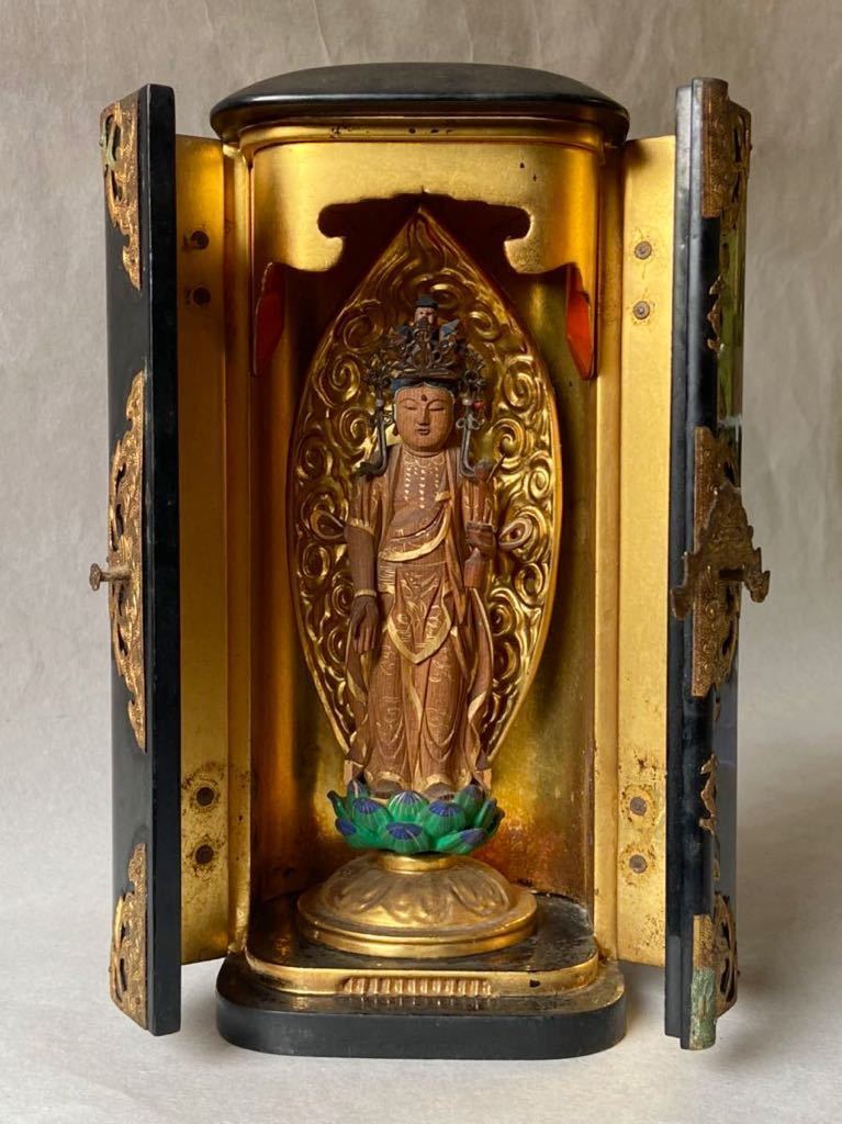 合掌地蔵菩薩「祈り」友沢正彦作 ブロンズ像 高約21cm 重1366g お地蔵さま