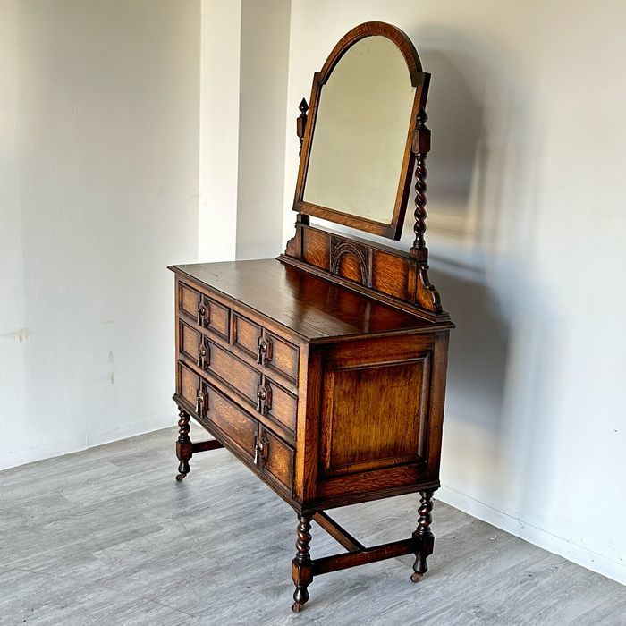 イギリス アンティーク 家具 ドレッシングチェスト 1930年頃 オーク材