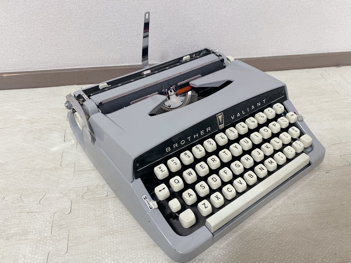 brother BROTHER VALIAT タイプライター 昭和レトロ ケース付き 説明書 
