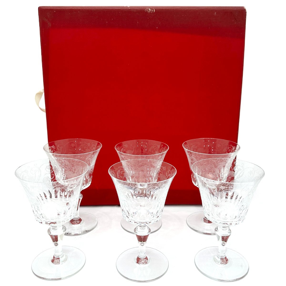 食器】バカラ(Baccarat) ワイングラス 6客セット パルメ 不死鳥 
