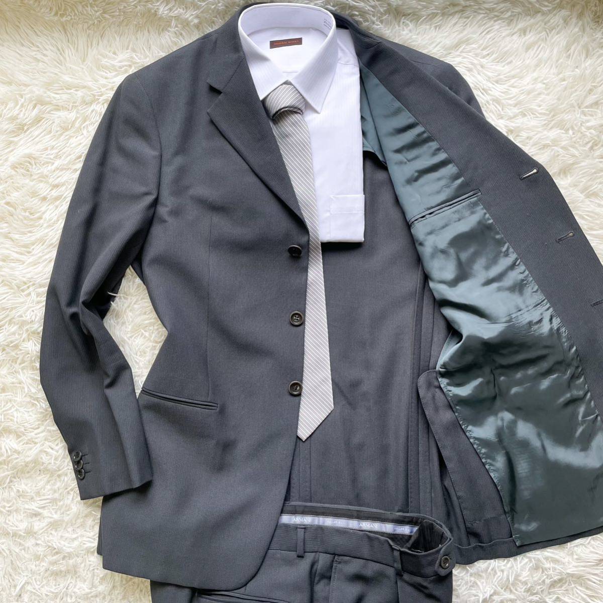 XXL相当 アルマーニコレッツォーニ ARMANI COLLEZIONI スーツ