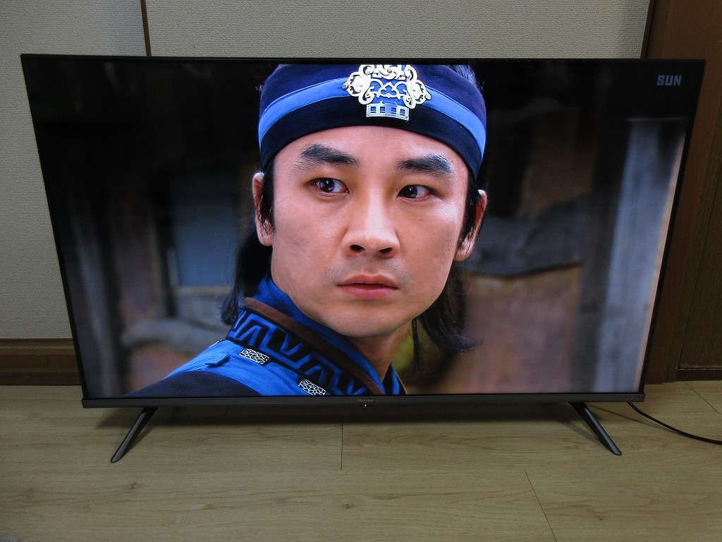 A02 ハイセンス 43V型 4K液晶テレビ 43A65G 4Kチューナー内蔵 外付HDD 