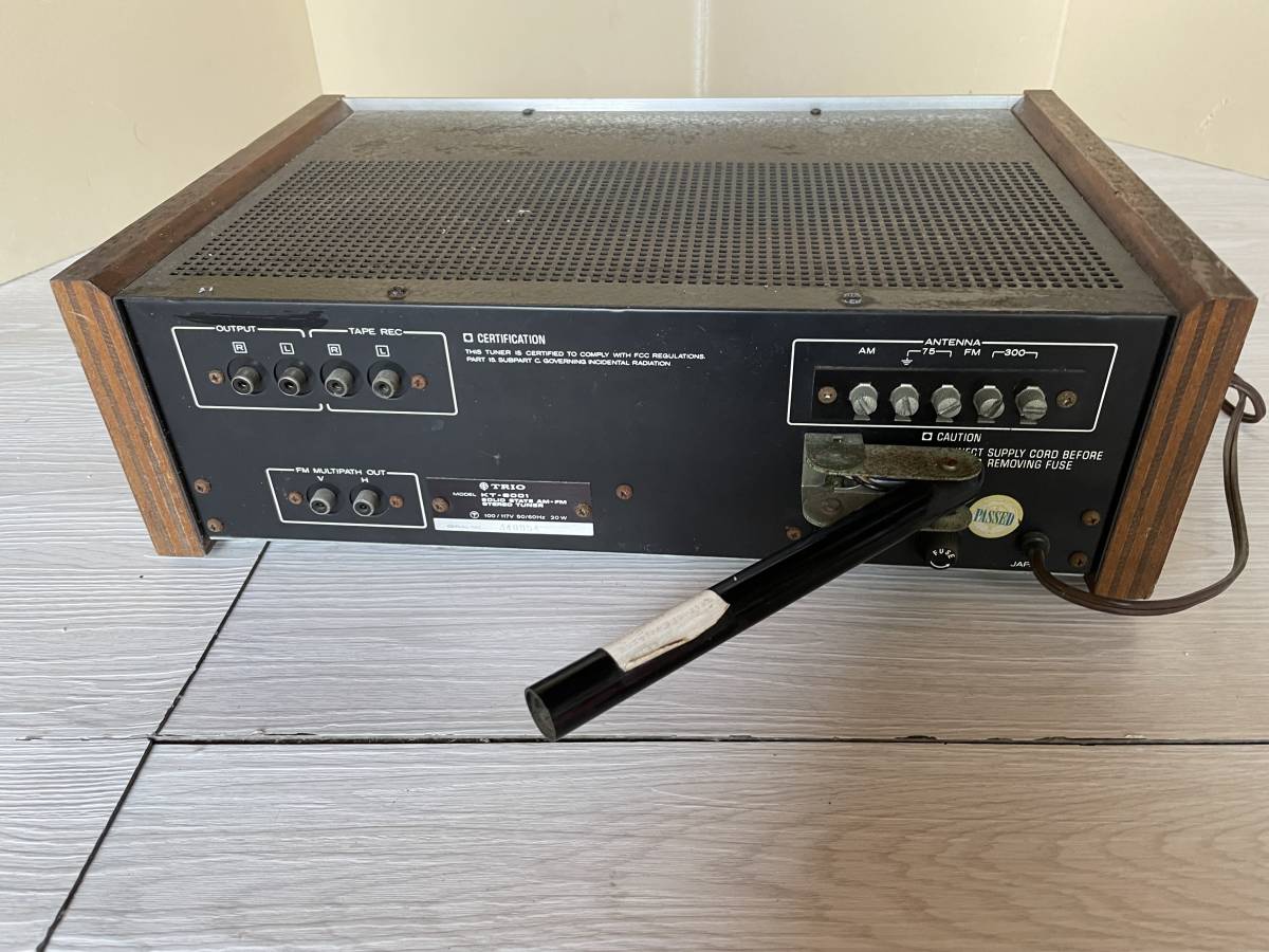 TRIO トリオ KT-8001 AM/FM STEREOチューナー Yahoo!オークション