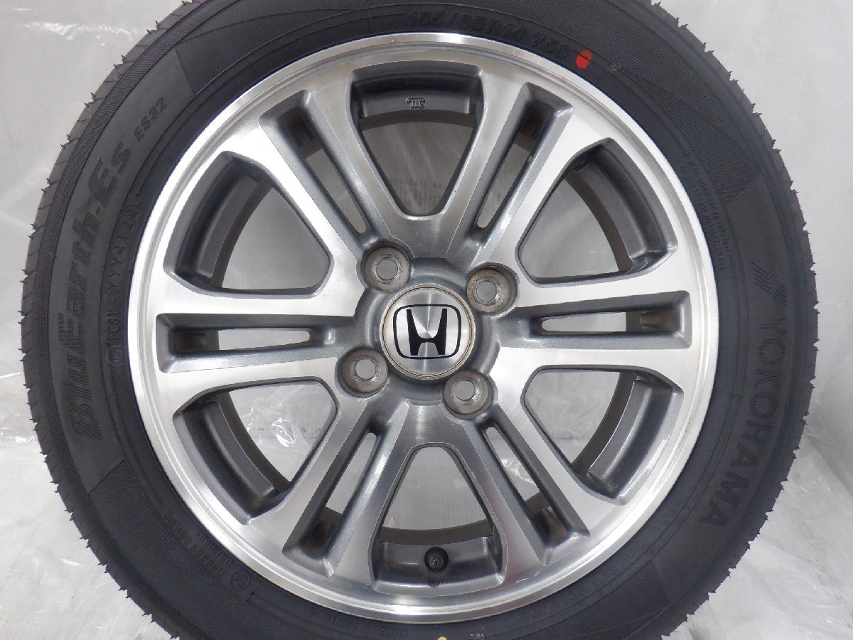 4本 155⁄65R14 YOKOHAMA ヨコハマ ホンダ 16インチ 4h 車用ホイール 軽 