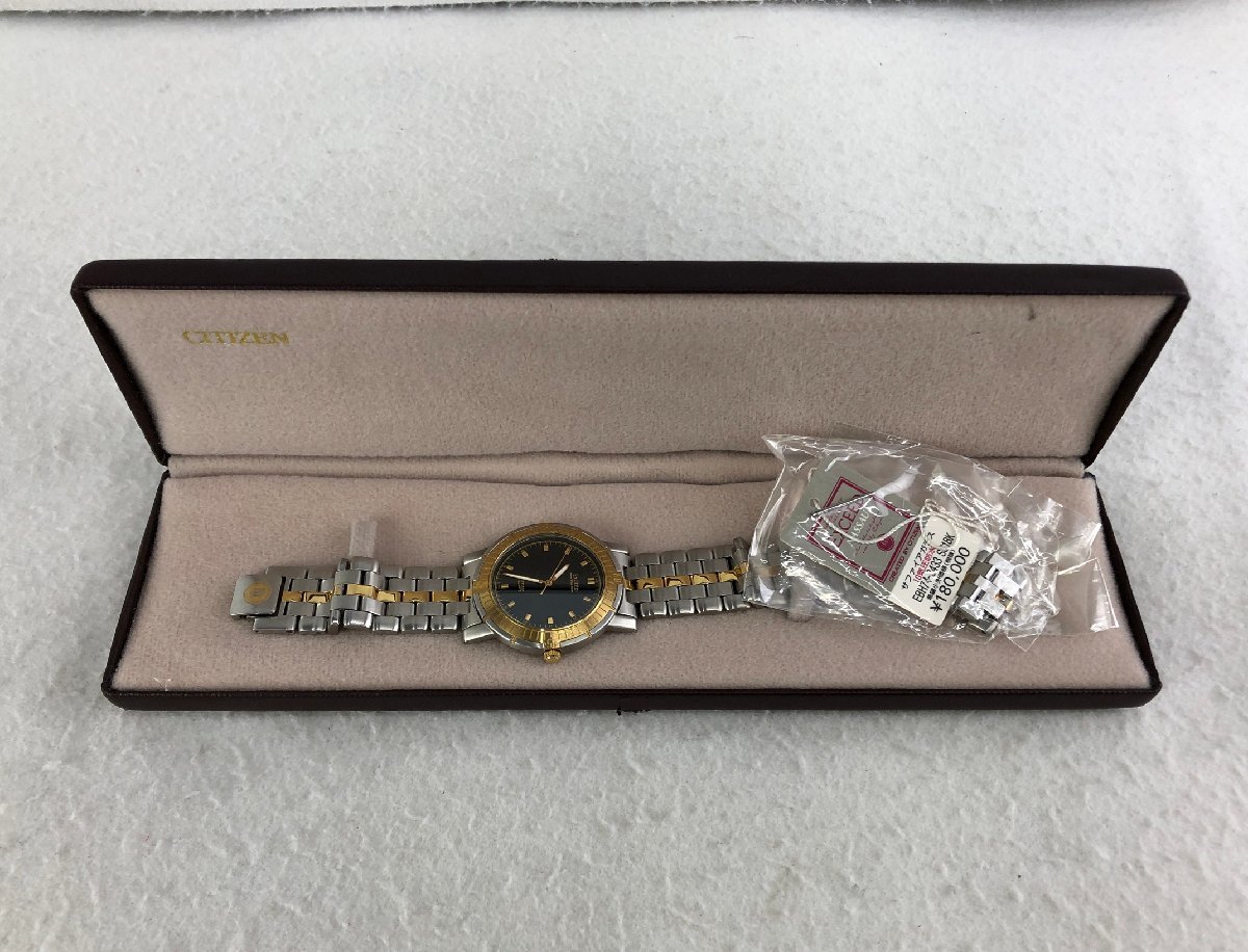 ★中古品★クォーツ式腕時計 EXCEED エクシード EBH74-3433 SS18K 2730-Y56953SL CITIZEN シチズン