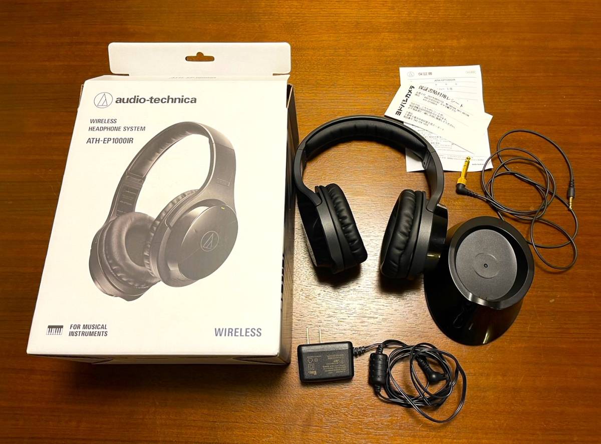 超美品! audio technica / ATH-EP1000IR　オーディオテクニカ ヘッドフォン　遅延がないので楽器に最適！