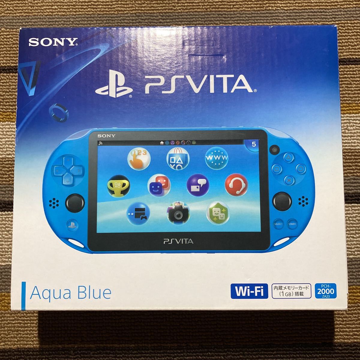 PS Vita PCH-2000 アクアブルー おもちゃ、ゲーム PS Vita本体 【公式