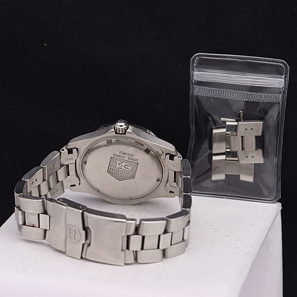 1円 稼働 良品 コマ3付 タグホイヤー QZ WN1110 2000 エクスクルーシブ