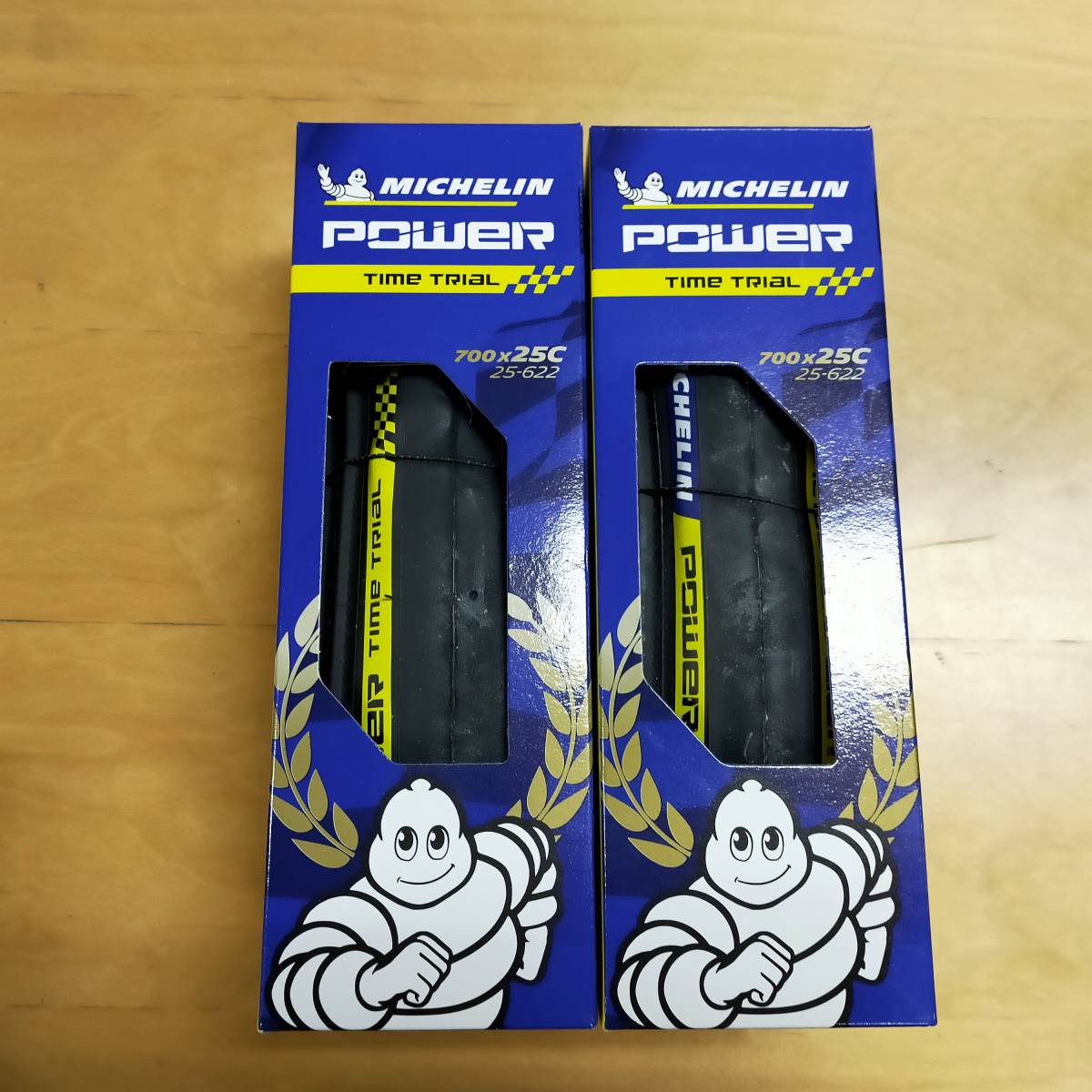 2本セット POWER TIME TRIAL 25C クリンチャー MICHELIN ミシュラン