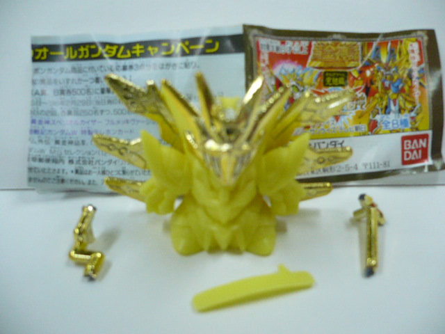 人気，送料無料 SDガン消し/太陽騎士ゴッドガンダム/金メッキパーツ/ブック付き/外伝黄金神話 閃光の黄金神/ガシャポン/バンダイ/SDガンダム(その他)｜売買されたオークション情報、yahooの商品情報をアーカ その他