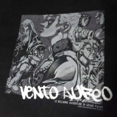 希少 ジョジョの奇妙な冒険 第5部 黄金の風 護衛チーム Tシャツ