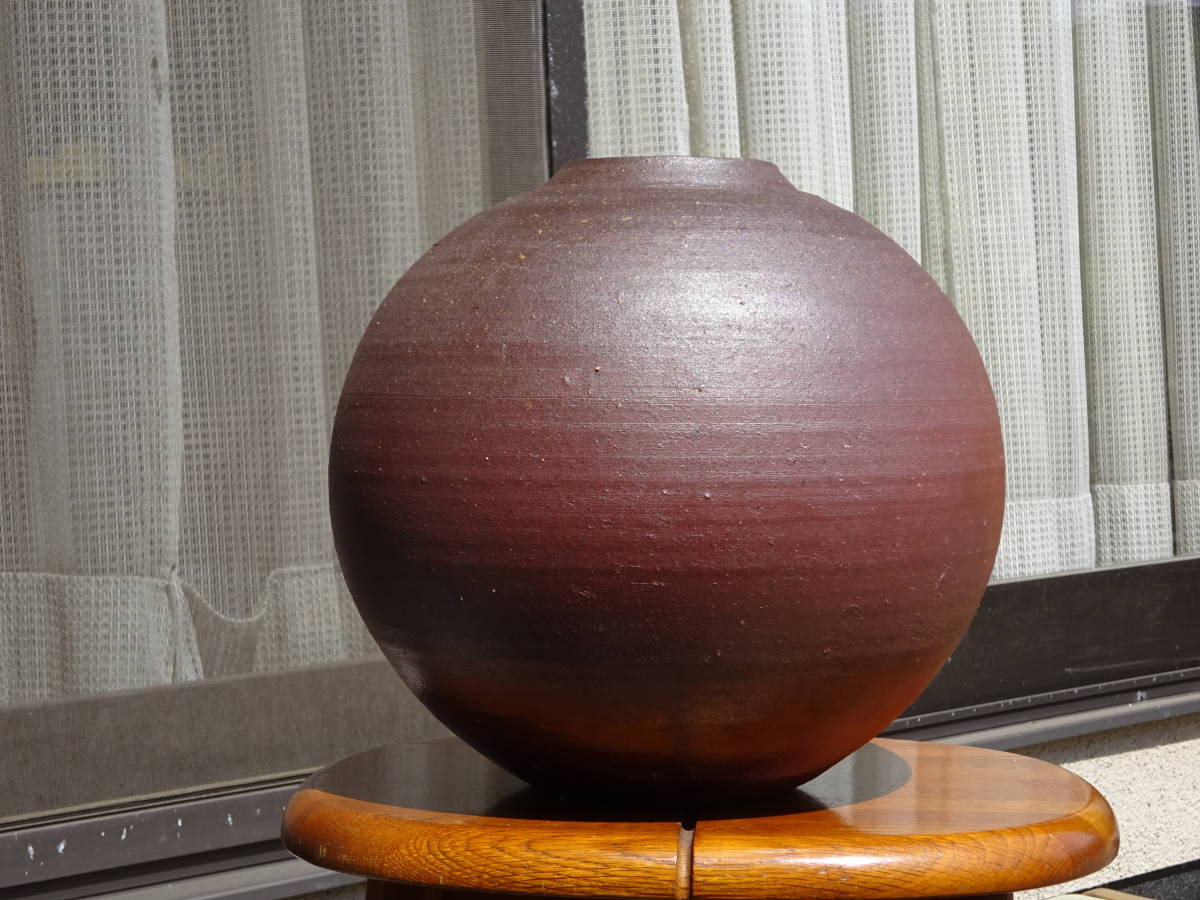 壺 ☆備前焼 人気実力作家 岩本哲也（師：工芸会正会員岩本修一） 工芸会
