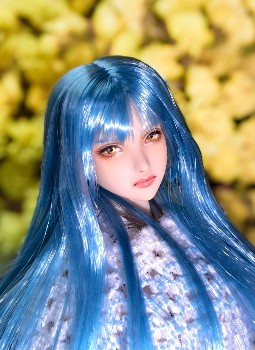 花*1/6カスタムヘッド230416 オビツ カスタムドールヘッド TBLeague