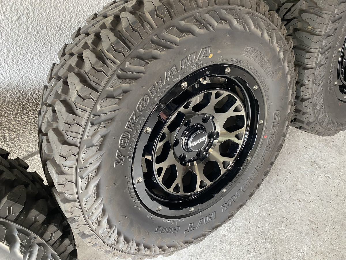 RAYS チームデイトナ M9 8J ET20 6H PCD 139.7 M/T 275 70R 17 