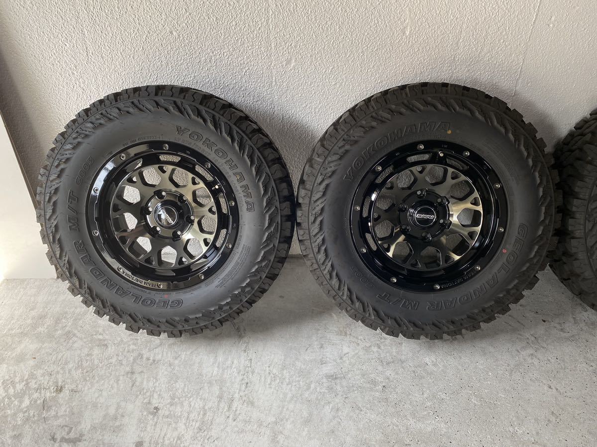 RAYS チームデイトナ M9 8J ET20 6H PCD 139.7 M/T 275 70R 17 