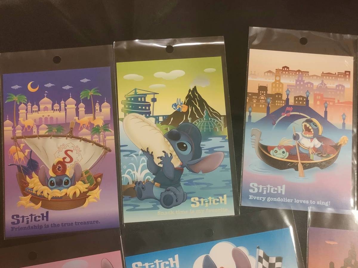 ディズニーリゾート　スティッチ　アトラクション　ポストカードセット　9枚_2