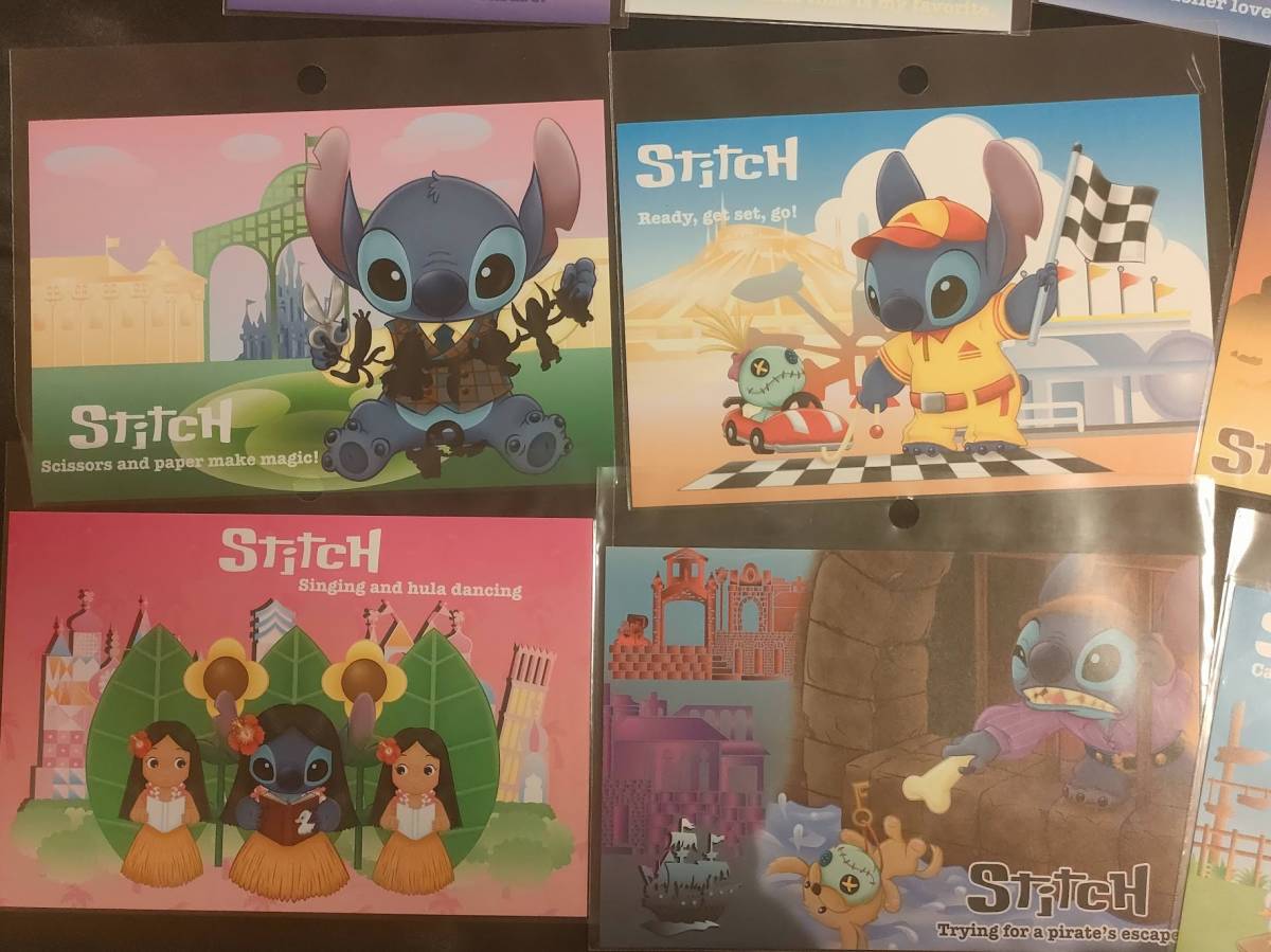 ディズニーリゾート　スティッチ　アトラクション　ポストカードセット　9枚_3