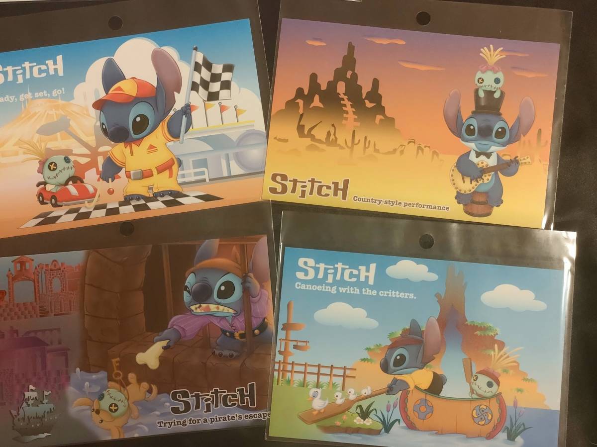 ディズニーリゾート　スティッチ　アトラクション　ポストカードセット　9枚_4