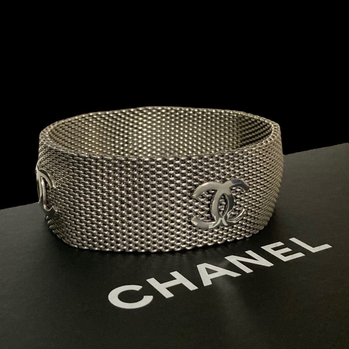 CHANEL シャネル ココマーク ブレスレット ゴールドカラー 箱付き 