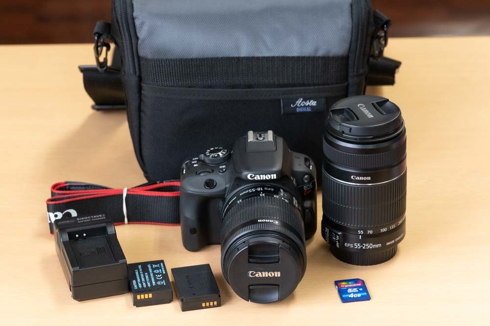 Canon EOS kiss X7 レンズ 2本 EFS 18-55mm 55-250mm Canon EOS Kiss #7