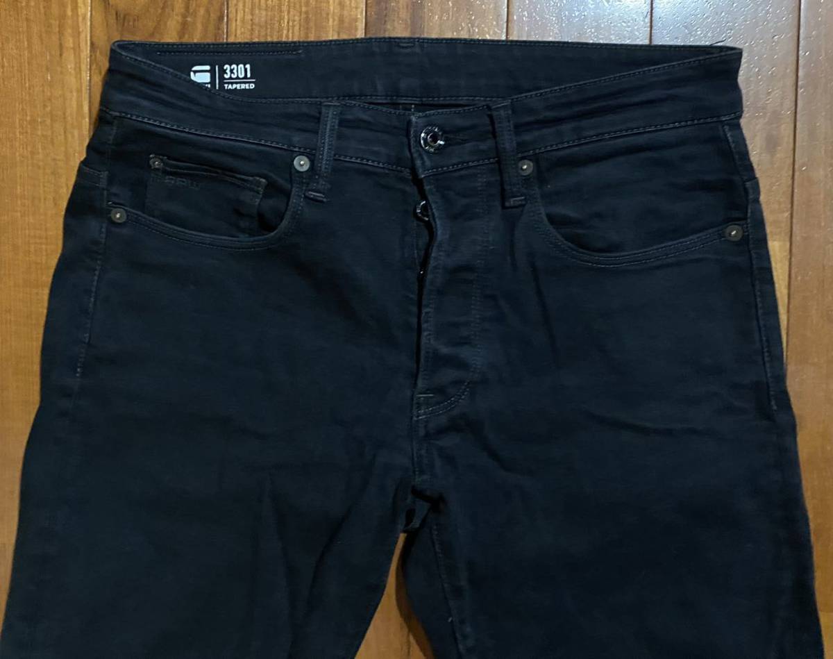 □G-STAR RAW□ジースターロウのストレッチテーパードデニム(ジーンズ 