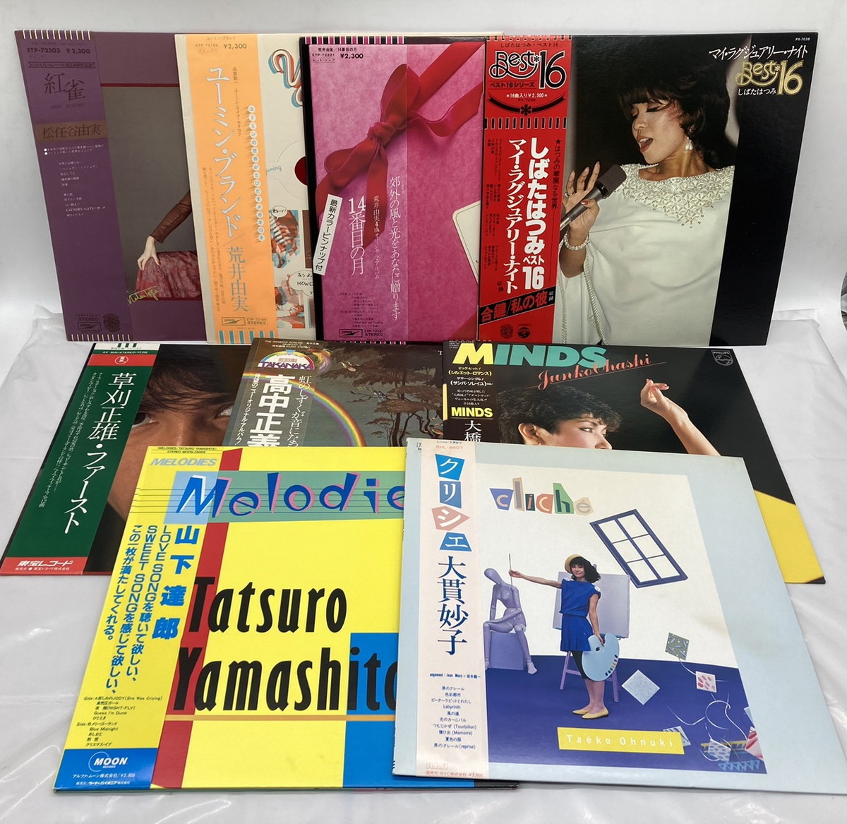 に-4-10】和物 レコード 68枚まとめ J-POP 山下達郎/大貫妙子/松任谷