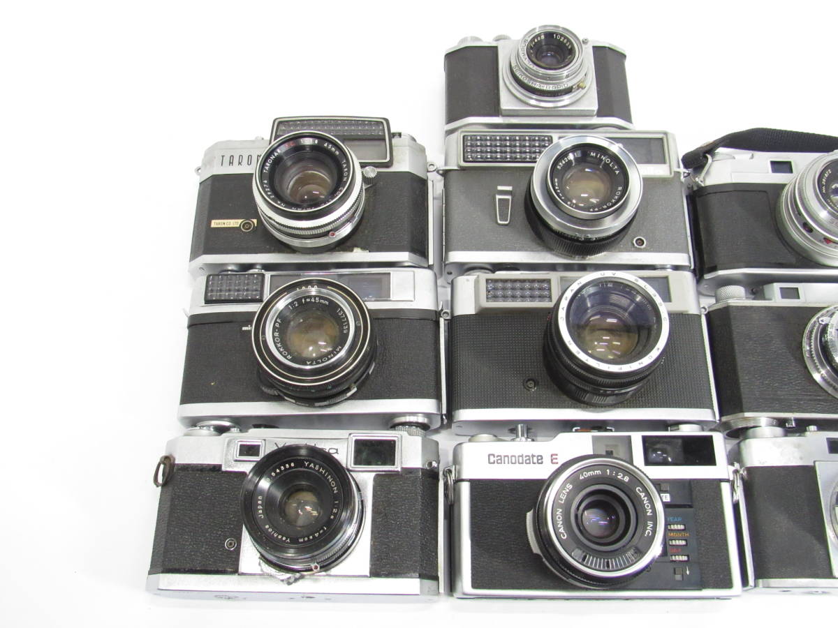 S-9729 レトロカメラ 10点 まとめセット ORYMPUS YASHICA TARON EYE 他